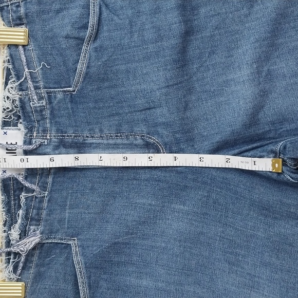 Paige size 25 Chambray wide-leg denim jeans - Picture 10 of 12